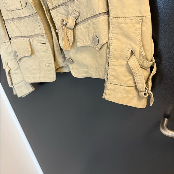 Jean Paul Gaultier size 42 (M) GUC needs a dry cleaning Beige/Tan/green? Jacket - Picture 6 of 16